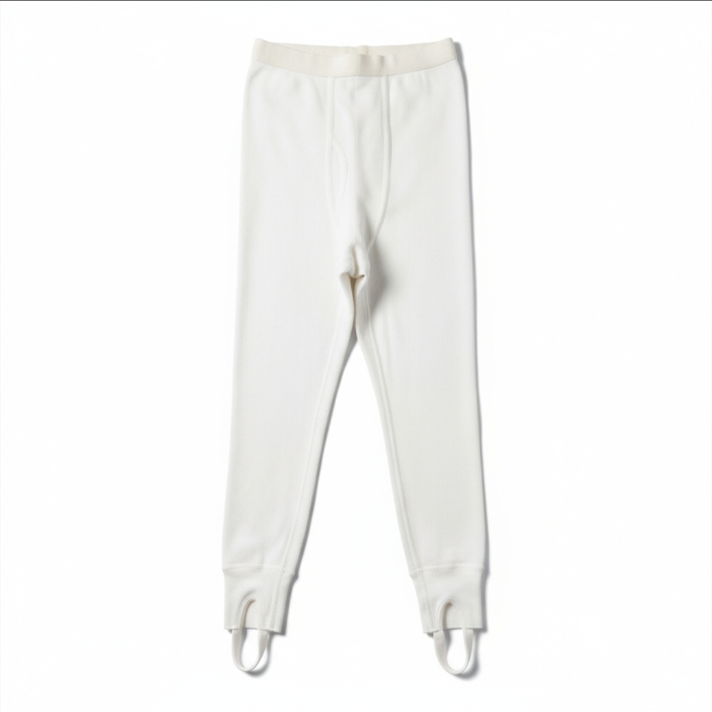Vintage Military Surplus Thermal Underwear Long Johns - Men's Size Small - White